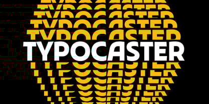 Typocaster Font Poster 1