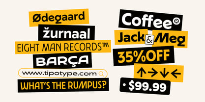 Typocaster Font Poster 9