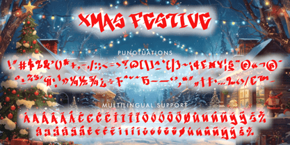 Xmas Festive Font Poster 5