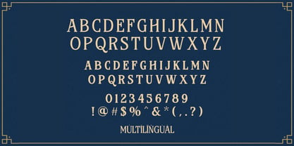Deserve Font Poster 3
