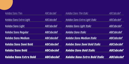 Kelaba Sans Variable Font Poster 11