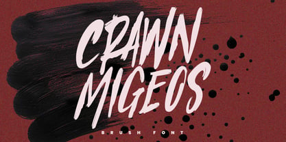 MC Crawn Migeos Font Poster 1