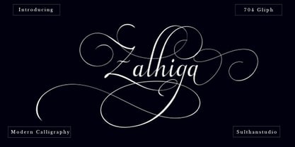 Zalhiga Font Poster 1