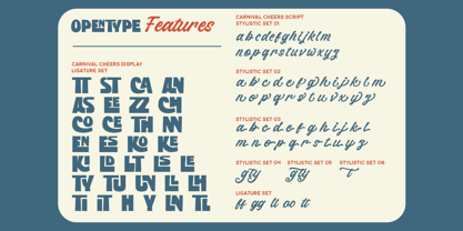 Carnival Cheers Font Poster 11