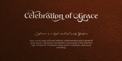 Sylvaria Font Poster 2