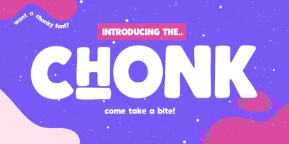 Chonk Font Poster 1