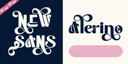 Alerino Font Poster 4