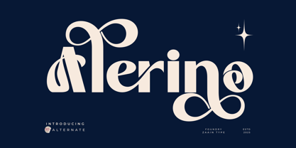 Alerino Font Poster 1