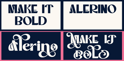 Alerino Font Poster 8