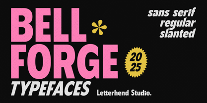 Bellforge Font Poster 1
