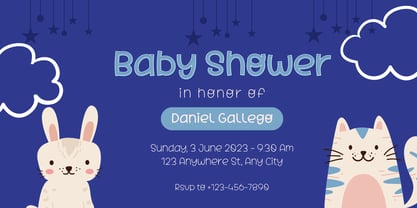 Fox Velina Font Poster 6