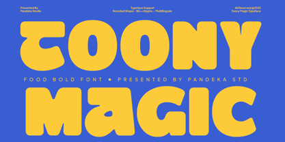 Toony Magic Font Poster 1