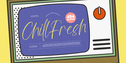 Chill Fresh Font Poster 1
