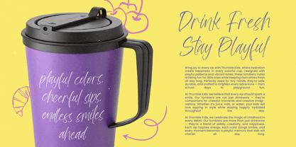 Chill Fresh Font Poster 8