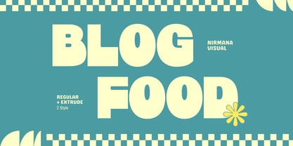 Blog Food Font Poster 1