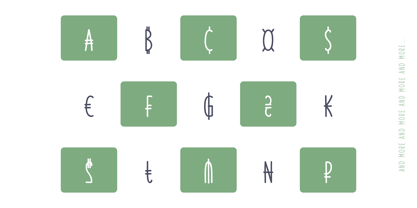 Branco Font Poster 8