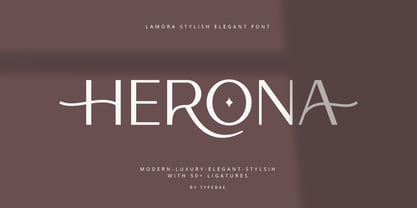 Lamora Font Poster 5