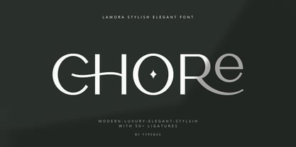 Lamora Font Poster 2