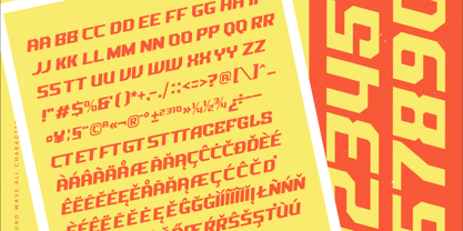 Sound Wave Font Poster 15