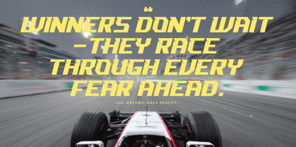 Sound Wave Font Poster 8