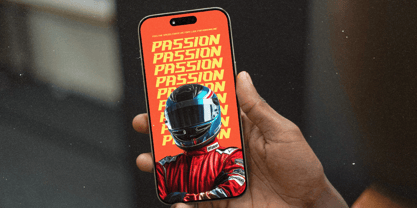 Sound Wave Font Poster 14