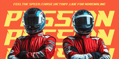 Sound Wave Font Poster 2