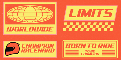 Sound Wave Font Poster 12