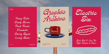 ATP Sugarwave Font Poster 2