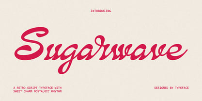 ATP Sugarwave Font Poster 1