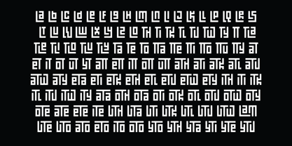 Alones Font Poster 13