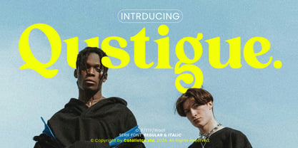 Qustigue Font Poster 1
