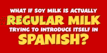 Cooties PB Font Poster 2