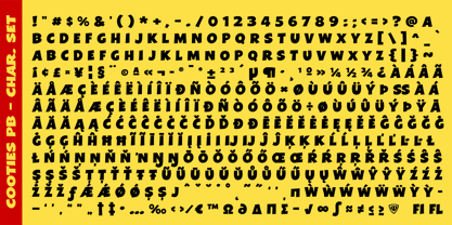 Cooties PB Font Poster 5