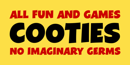 Cooties PB Font Poster 1