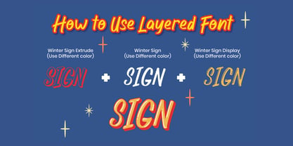 Winter Sign Font Poster 9