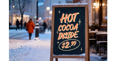 Winter Sign Font Poster 3