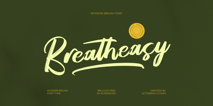 Breatheasy Font Poster 1