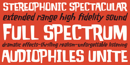Stompbox Font Poster 2