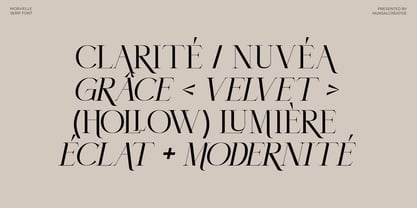 Morvielle Font Poster 4
