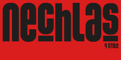 Nechlas Font Poster 1