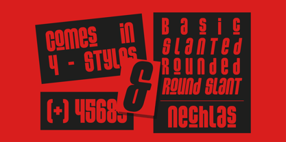 Nechlas Font Poster 3