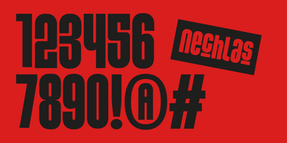 Nechlas Font Poster 5