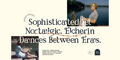 Elcherin Font Poster 3