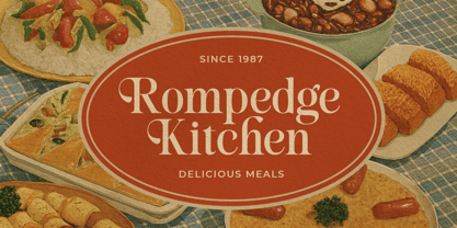 Sherly Kitchen Font Poster 5