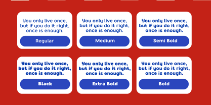 Scampy Font Poster 4