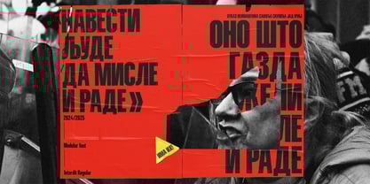 Interdit Regular Font Poster 6