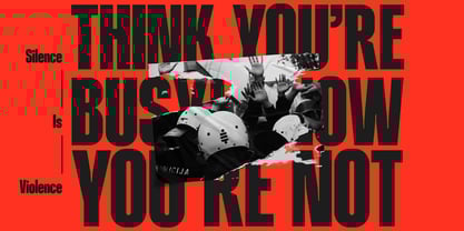 Interdit Regular Font Poster 10