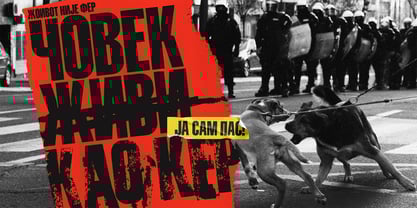 Interdit Regular Font Poster 4