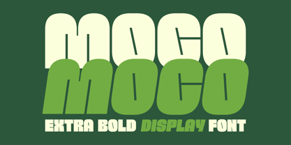 Moco Font Poster 1