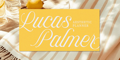 Auralique Script Pro Font Poster 2